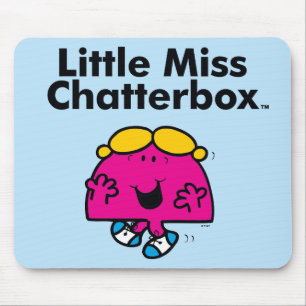 Little Miss   Kleine Miss Chatterbox is zo schatti Muismat