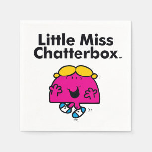 Little Miss   Kleine Miss Chatterbox is zo schatti Servetten