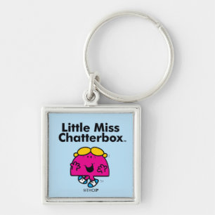 Little Miss   Kleine Miss Chatterbox is zo schatti Sleutelhanger