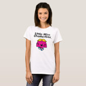 Little Miss | Kleine Miss Chatterbox is zo schatti T-shirt (Voorkant volledig)