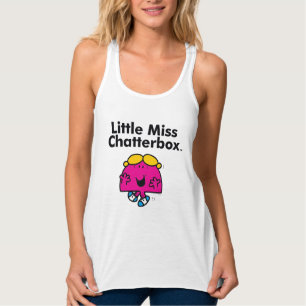 Little Miss   Kleine Miss Chatterbox is zo schatti Tanktop
