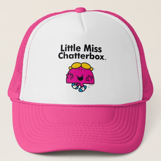 Little Miss | Kleine Miss Chatterbox is zo schatti Trucker Pet (Voorkant)