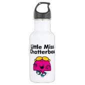 Little Miss | Kleine Miss Chatterbox is zo schatti Waterfles (Voorkant)