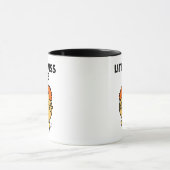 Little Miss Late | zwarte belettering Mok (Midden)