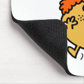 Little Miss Late | zwarte belettering Muismat (Hoek)