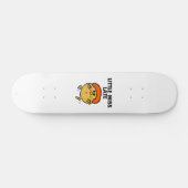Little Miss Late | zwarte belettering Skateboard (Horizontaal)