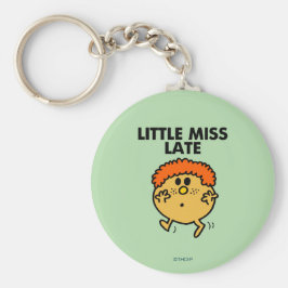 Little Miss Late | zwarte belettering Sleutelhanger