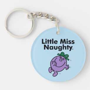 Little Miss   Little Miss Stout is zo stout Sleutelhanger