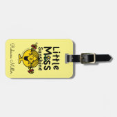 Little Miss | Little Miss Sunshine lacht Bagagelabel (Voorkant horizontaal)