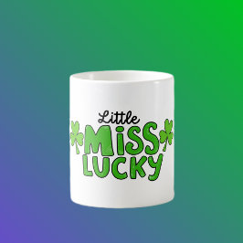 Little Miss Lucky - Cute Shamrock Koffiemok