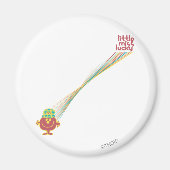 Little Miss Lucky | gelukstreinen Magneet (Voorkant)