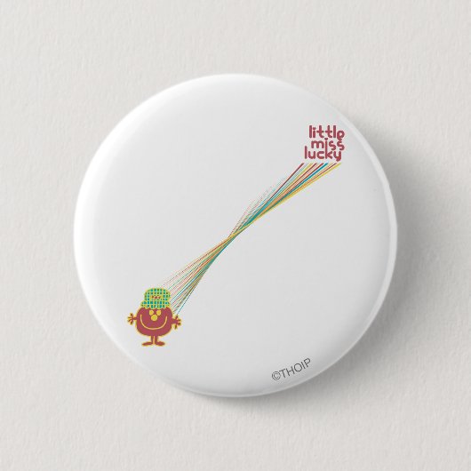 Little Miss Lucky | gelukstreinen Ronde Button 5,7 Cm (Voorkant)