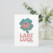 Little Miss Lucky | Lady Luck Briefkaart (Staand voorkant)