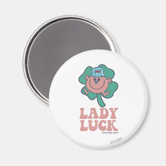 Little Miss Lucky | Lady Luck Magneet (Voorkant / Achterkant)