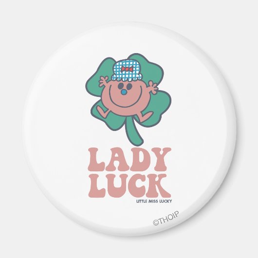 Little Miss Lucky | Lady Luck Magneet (Voorkant)