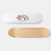 Little Miss Lucky | regenboog Persoonlijk Skateboard (Horizontaal)