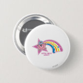 Little Miss Lucky | regenboog Ronde Button 5,7 Cm (Voorkant /achterkant)