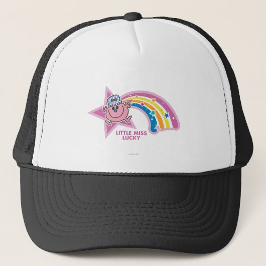 Little Miss Lucky | regenboog Trucker Pet (Voorkant)
