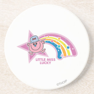 Little Miss Lucky   regenboog Zandsteen Onderzetter