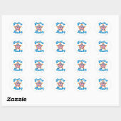 Little Miss Lucky Star Ronde Sticker (Vel)