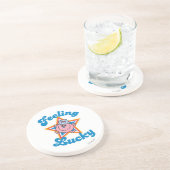 Little Miss Lucky Star Zandsteen Onderzetter (Zijkant)