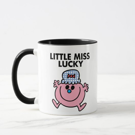Little Miss Lucky | Zwarte briefing Mok (Links)