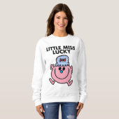 Little Miss Lucky | Zwarte briefing Trui (Voorkant volledig)