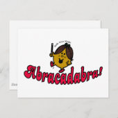 Little Miss Magic | Abracadabra Briefkaart (Voorkant / Achterkant)