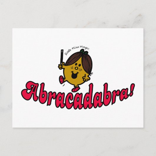 Little Miss Magic | Abracadabra Briefkaart (Voorkant)