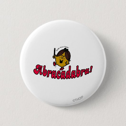 Little Miss Magic | Abracadabra Ronde Button 5,7 Cm (Voorkant)