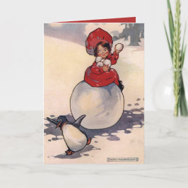 Little Miss Mischief van Agnes Richardson  Feestdagen Kaart