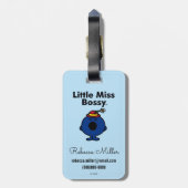 Little Miss | Miss Bossy is zo bazig Bagagelabel (Achterkant verticaal)