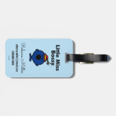 Little Miss | Miss Bossy is zo bazig Bagagelabel (Achterkant horizontaal)