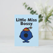 Little Miss | Miss Bossy is zo bazig Briefkaart (Staand voorkant)