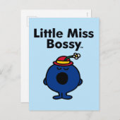 Little Miss | Miss Bossy is zo bazig Briefkaart (Voorkant / Achterkant)