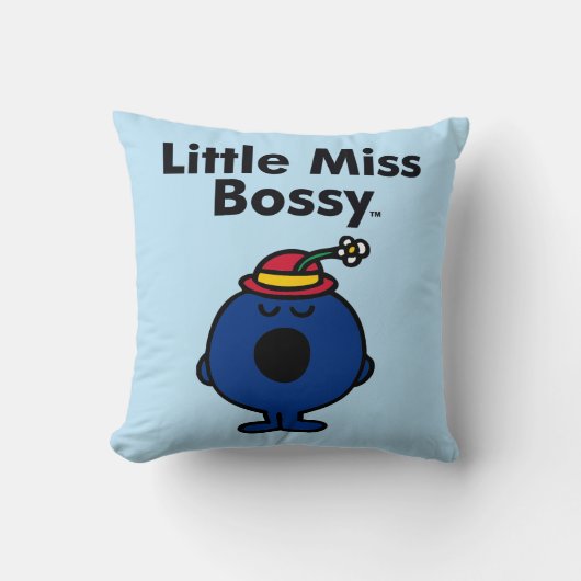 Little Miss | Miss Bossy is zo bazig Kussen (Voorkant)