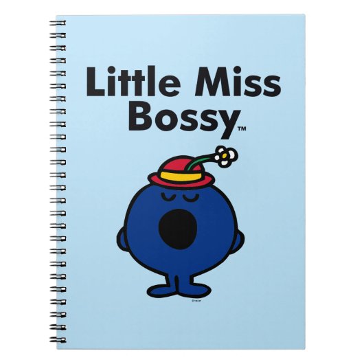 Little Miss | Miss Bossy is zo bazig Notitieboek (Voorkant)