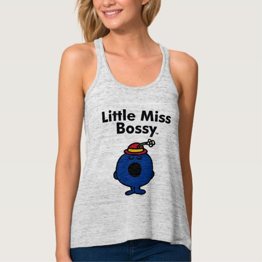 Little Miss | Miss Bossy is zo bazig Tanktop (Voorkant)