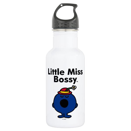 Little Miss | Miss Bossy is zo bazig Waterfles (Voorkant)