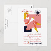 Little Miss Muffet Briefkaart (Voorkant / Achterkant)