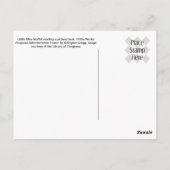 Little Miss Muffet Briefkaart (Achterkant)