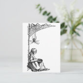 Little Miss Muffet Briefkaart (Staand voorkant)