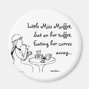 Little Miss Muffet Magneet