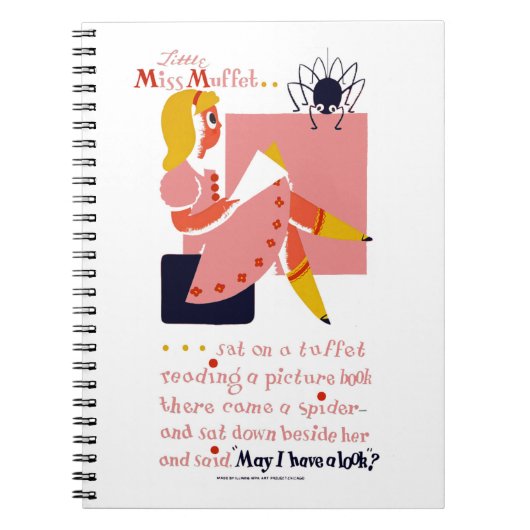 Little Miss Muffet Notitieboek (Voorkant)