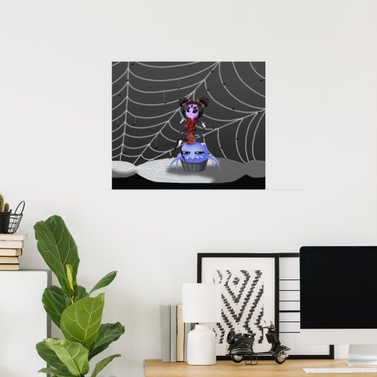 Little Miss Muffet Poster (Thuiskantoor)