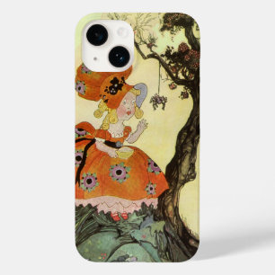 Little Miss Muffet & Spider, Vintage Mother Goose Case-Mate iPhone Case