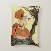 Little Miss Muffet & Spin, Klassieke Moeder de Gan Accent Kussen (Achterkant (Verticaal))