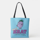 Little Miss Naughty 100% Brat Tote Bag (Achterkant)