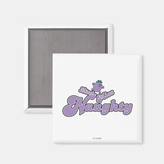 Little Miss Naughty Balancing Act Magneet (Voorkant / Achterkant)