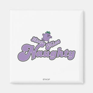 Little Miss Naughty Balancing Act Magneet